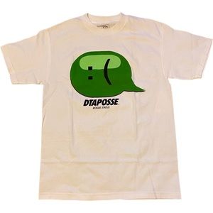 DTA POSSE Emoji Skateboard Tee - White [M]